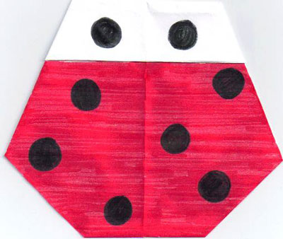 origami-ladybug