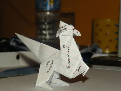 origami-dinosaur