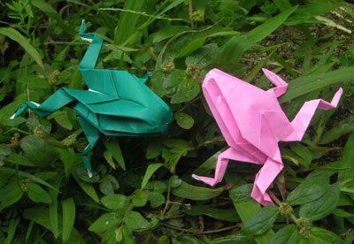 origami-frog