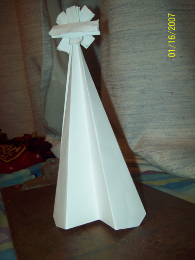 origami christmas tree