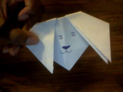 origami-dog-face