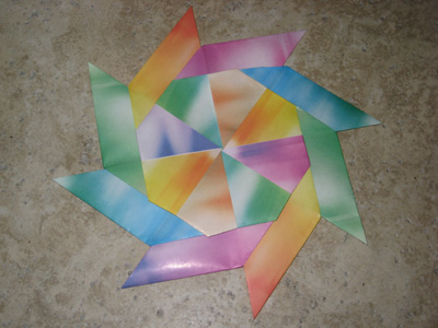 Origami Modular Pinwheel at origami-instructions.com