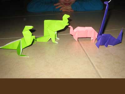 origami-dinosaur