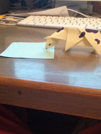 origami-cow