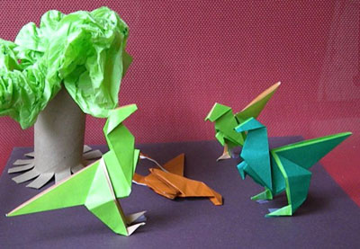 origami-dinosaur