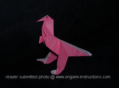 Origami Dinosaur at origami-instructions.com