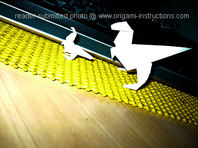 Origami Dinosaur at origami-instructions.com